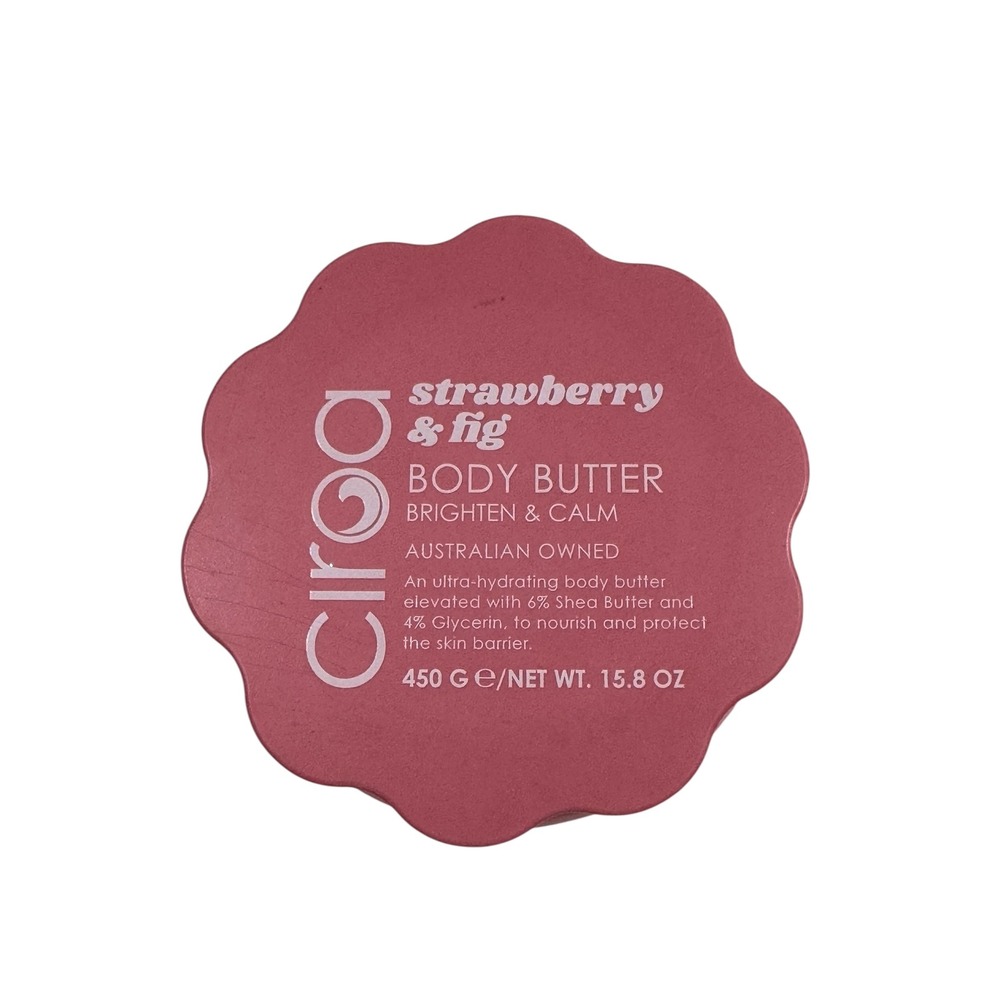 Ciroa Strawberry & Fig Body Butter Brighten & Calm 15.8 oz Shea Butter Glycerin